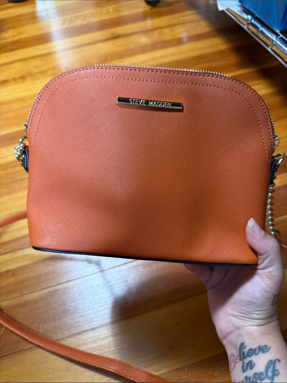 Steve Madden Tangerine Dome Crossbody Bag